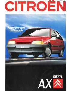 Brochure CITROEN AX (Y compris 14 D) (Français) 10/1988 | CIT34 |