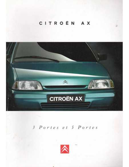 Brochure CITROEN AX 3 et 5 Portes (Français) 06/1995 | CIT37 |