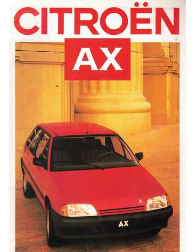 Dépliant CITROEN AX Essence (Français) 09/1986 | CIT41 |
