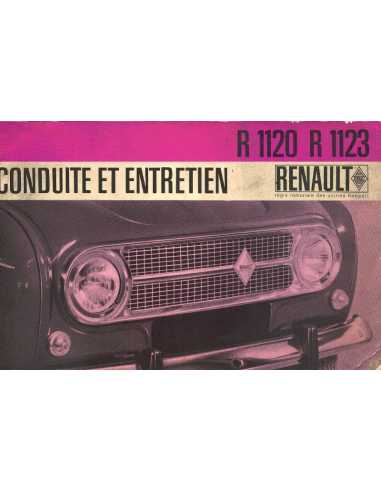 CARNET CONDUITE ET ENTRETIEN RENAULT 4 de 1967 | CARNET RENAULT 4 |