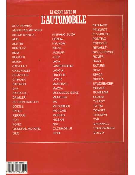 LE GRAND LIVRE DE L'AUTOMOBILE - Encyclopedie Mondiale des Marques | 9782263026201 |