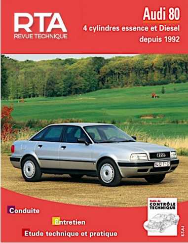 REVUE TECHNIQUE AUDI 80 III (1992 à 1995) - RTA 556 | 9782726855621 |