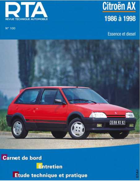 REVUE TECHNIQUE CITROEN AX (1986 à 1998) - RTA 100 | 9782726810019 |