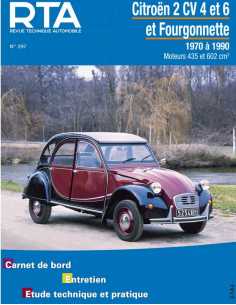 REVUE TECHNIQUE CITROEN 2 CV (1970 à 1990) - RTA 297 | 9782726829790 | 2