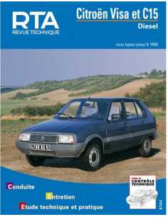 REVUE TECHNIQUE CITROEN C15 (1987 à 2000) - RTA 470 | 9782726847053 |