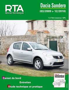 REVUE TECHNIQUE Dacia Sandero I (2009 - 2011) 1.4 GPL - RTA B761 | RTA B761 |