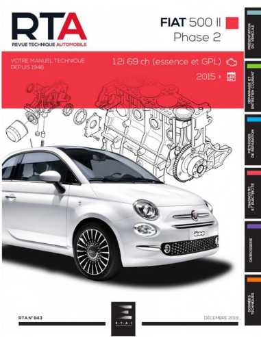 REVUE TECHNIQUE FIAT 500 2 Phase 2 (2015 à ce jour) - RTA 843 | 9791028307868 |