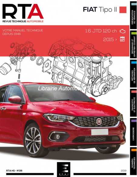 REVUE TECHNIQUE FIAT TIPO II (2016 à ce jour) - RTA HS 026 | 9791028307936 |