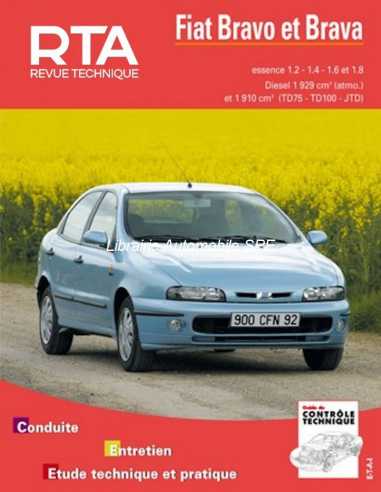 REVUE TECHNIQUE FIAT BRAVA (1995 à 2001) - RTA 585 | 9782726858516 |