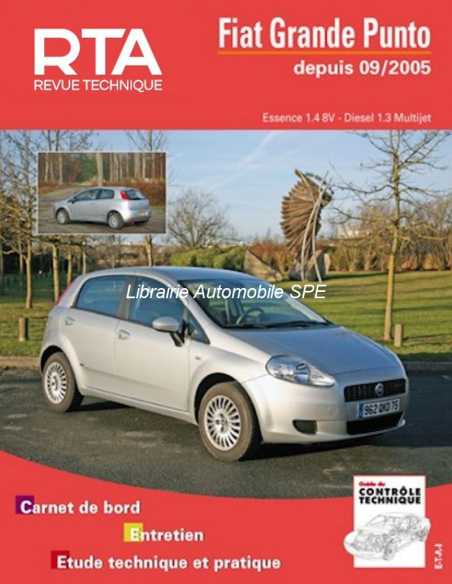 REVUE TECHNIQUE FIAT GRANDE PUNTO 3 (2005 à 2013) - RTA B704 | 9782726870457 |