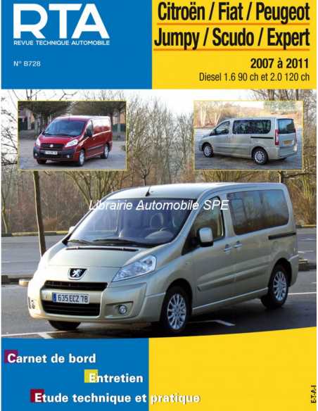 REVUE TECHNIQUE FIAT SCUDO 2 (2007 à 2011) - RTA B728 | 9782726872857 |
