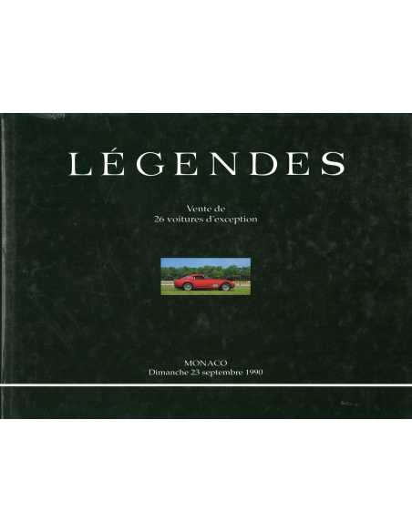 Légendes - vente de 26 voitures d'exception MONACO Septembre 1990 de paola gribaudo | Légendes |