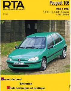 REVUE TECHNIQUE PEUGEOT 106 essence et diesel (1991 à 1999) - RTA 539 | 9782726853931 |