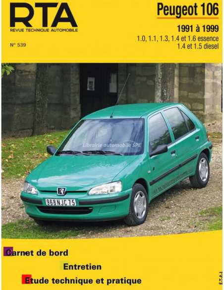 REVUE TECHNIQUE PEUGEOT 106 essence et diesel (1991 à 1999) - RTA 539 | 9782726853931 |