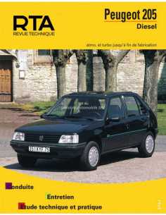 REVUE TECHNIQUE PEUGEOT 205 (1987 à 1998) - Diesel - RTA 456 | 9782726845660 |