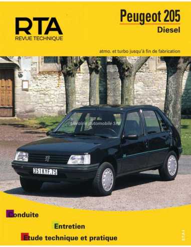 REVUE TECHNIQUE PEUGEOT 205 (1987 à 1998) - Diesel - RTA 456 | 9782726845660 |