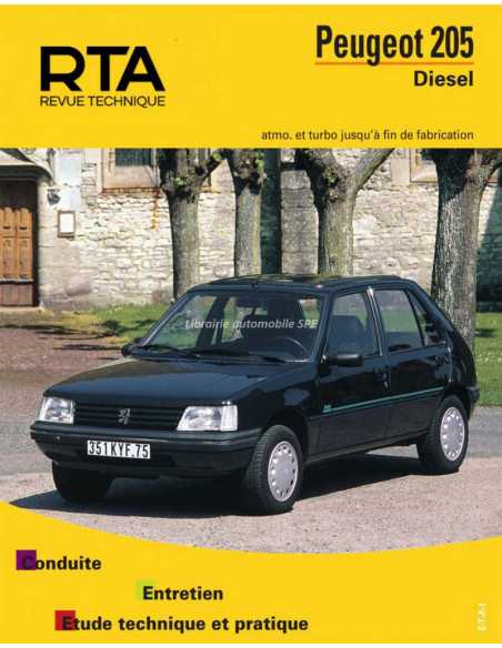 REVUE TECHNIQUE PEUGEOT 205 (1987 à 1998) - Diesel - RTA 456 | 9782726845660 |