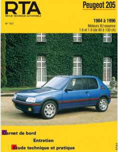 REVUE TECHNIQUE PEUGEOT 205 Essence (1984 à 1996) - RTA 707 | 9782726870716 |