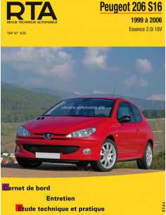 REVUE TECHNIQUE PEUGEOT 206 S16 (1999 à 2006) - RTA 426 | 9791028307929 |