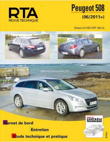 Revue Technique PEUGEOT 508 1 PHASE 1 (2011 à 2014) - RTA B780 | 9782726878057 |