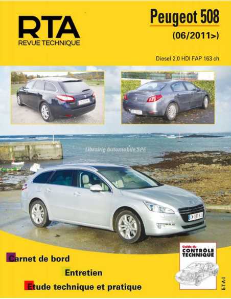 Revue Technique PEUGEOT 508 1 PHASE 1 (2011 à 2014) - RTA B780 | 9782726878057 |