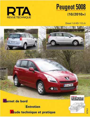 REVUE TECHNIQUE PEUGEOT 5008 1 PHASE 1 Diesel (2009 à 2013) - RTA B770 | 9782726877050 |