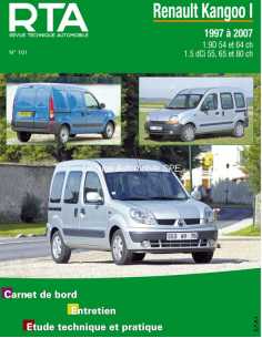 REVUE TECHNIQUE RENAULT KANGOO 1 Diesel (1997 à 2007) - RTA 101 | 9782726810118 |