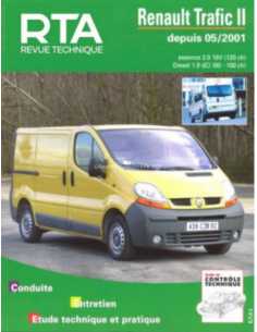 REVUE TRECHNIQUE RENAULT TRAFIC 2 PHASE 1 (2001 à 2006) - RTA 412 | 3176420312027 |