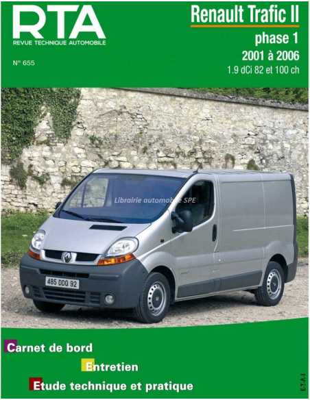 REVUE TECHNIQUE RENAULT TRAFIC 2 phase 1 (2001 à 2006) - RTA 655 | 9782726865514 |