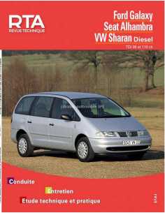 REVUE TECHNIQUE SEAT ALHAMBRA 1 phase 1 DIESEL (1995 à 2000) - RTA 599 | 9782726859919 |