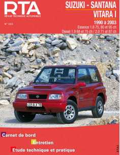 REVUE TECHNIQUE SUZUKI SANTANA VITARA 1 (1990 à 2003) - RTA 553 | 9782726855324 |
