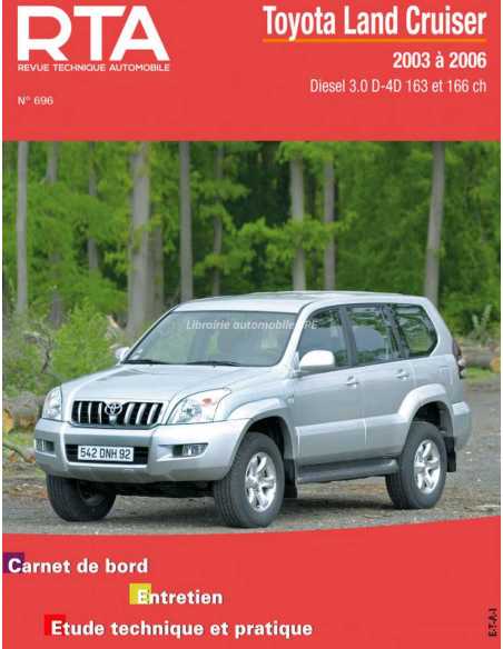 REVUE TECHNIQUE TOYOTA LAND CRUISER (2003 à 2006) - RTA 696 | 9782726869611 |