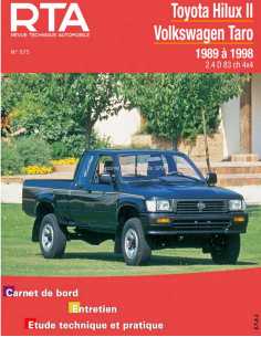 REVUE TECHNIQUE VOLKSWAGEN TARO 4x4 (1989 à 1998) - RTA 575 | 9782726857519 |