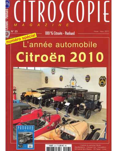 L'année Automobile Citroën 2010 Magazine Citroscopie N°23 | Citroscopie 23 |