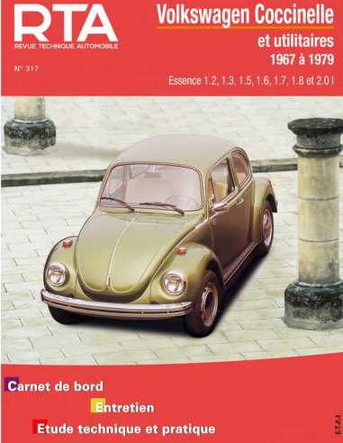 REVUE TECHNIQUE VOLKSWAGEN COCCINELLE et UTILITAIRES (1967 à 1979) - RTA 317 | 9782726831748 |