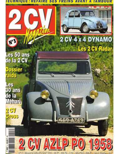2 CV Magazine N°3 - 2 CV AZLP PO 1958 | 2 cv magazine  n°3 |