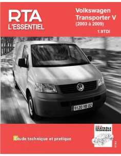 REVUE TECHNIQUE Volkswagen Transporter IV (1990 - 2003) et V (2003 - 2009) | RTA 182 |