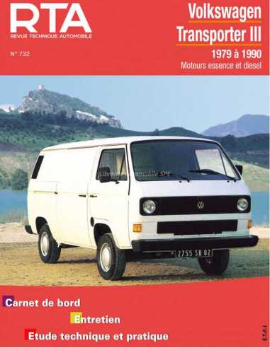 REVUE TECHNIQUE VOLKSWAGEN TRANSPORTER 3 (1979 à 1990) - RTA 732 | 9782726873212 |