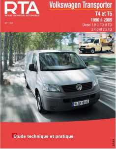 REVUE TECHNIQUE VOLKSWAGEN TRANSPORTER 4 et 5 (1990 à 2009) - RTA 182 | 9782726818213 |