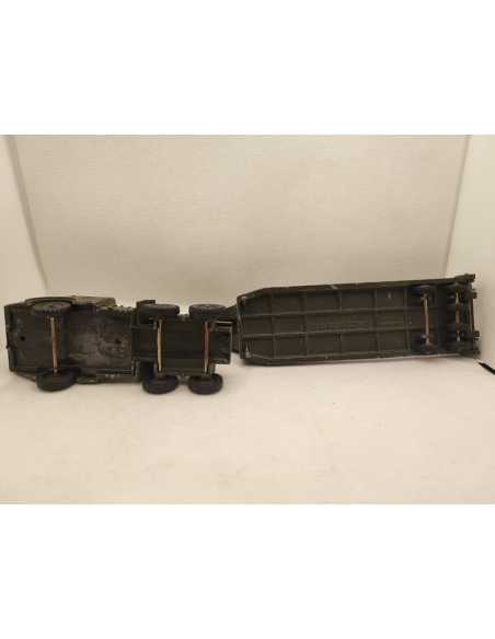BERLIET TOUS TERRAINS REMORQUE PORTE CHAR - DINKY TOYS FRANCE - N° 890 - 1/43 | Berliet Tous Terrains Remorque Porte Char |