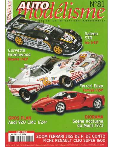 Auto Modélisme N°81 - Le Mans, Œuvres d'art au 1/18 | Auto Modélisme 81 |