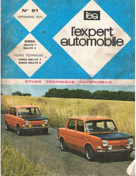 Etude Technique Automobile Simca Rallye 1 et 2 - LEA 91 | LEA91 |