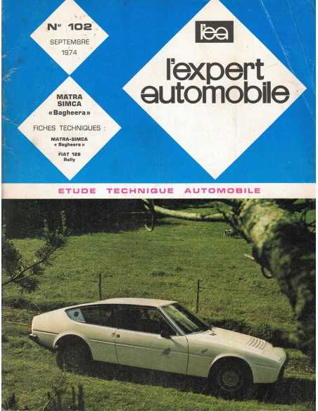 Etude Technique Automobile Matra Simca Bagheera - LEA 102 | LEA102 |