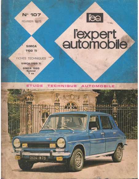 Etude Technique Automobile Simca 1100 TI - LEA 107 | LEA107 |