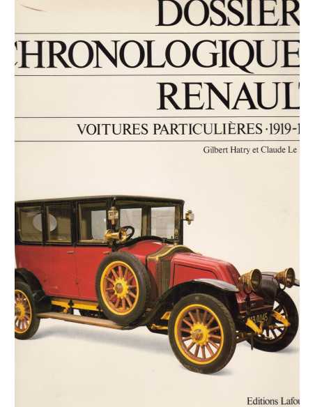 Dossiers chronologiques Renault Tome 4 (1919-1923) | Dossier Tome 4 |
