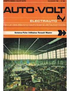 SCHEMA-FICHE AUTO-VOLT UTILITIRE RENAULT MASTER N° 552 11/1976 | Schéma Fiche 552 |