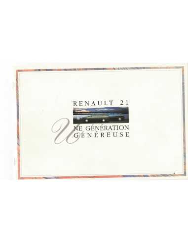 CATALOGUE PUBLICITAIRE RENAULT 21 02/95 | REN14 |