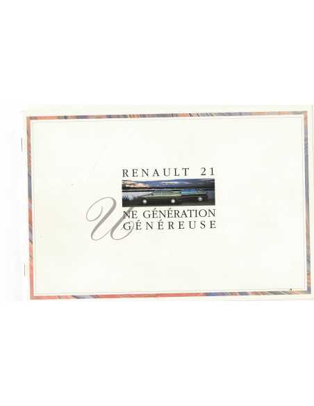 CATALOGUE PUBLICITAIRE RENAULT 21 02/95 | REN14 |