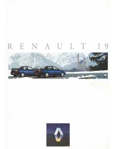 CATALOGUE PUBLICITAIRE RENAULT 19 12/92 | REN15 |