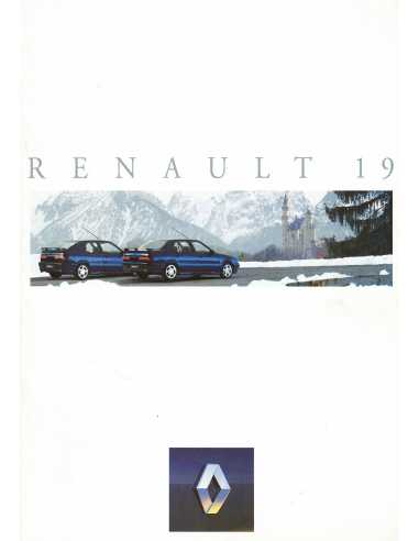 CATALOGUE PUBLICITAIRE RENAULT 19 12/92 | REN15 |